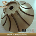 high quality of semi bullnose diamond profile grinding wheel for granite use